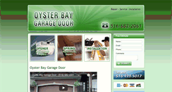 Desktop Screenshot of oysterbaygaragedoor.com